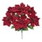 12" Poinsettia with Glitter Bush by Ashland®